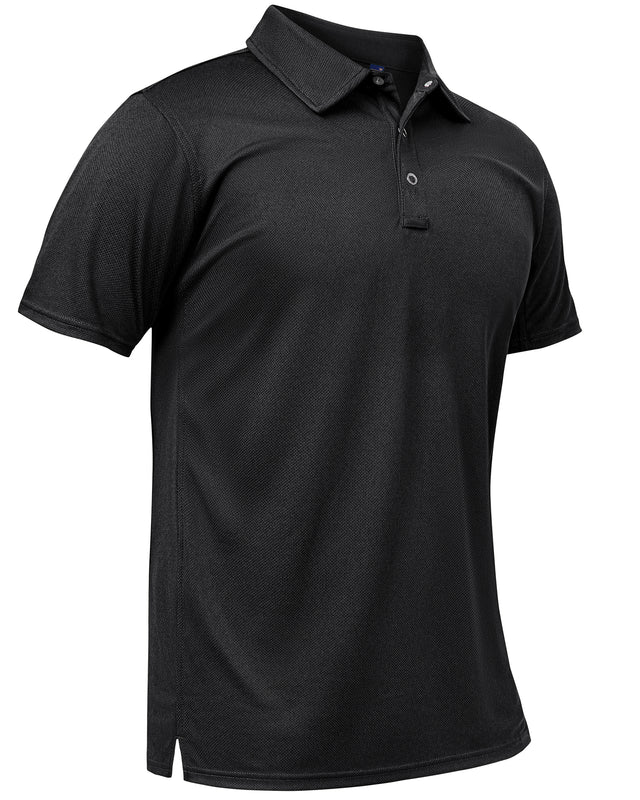 Mens Polo Shirt Golf Tactical Athletic Collared Shirt