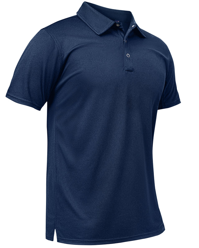 Mens Polo Shirt Moisture Wicking Golf Tactical Shirt