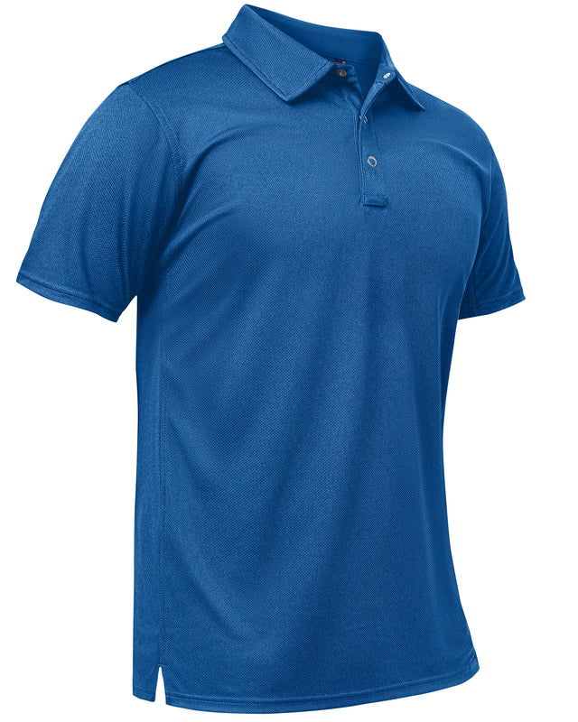 Mens Polo Shirt Golf Tactical Athletic Collared Shirt