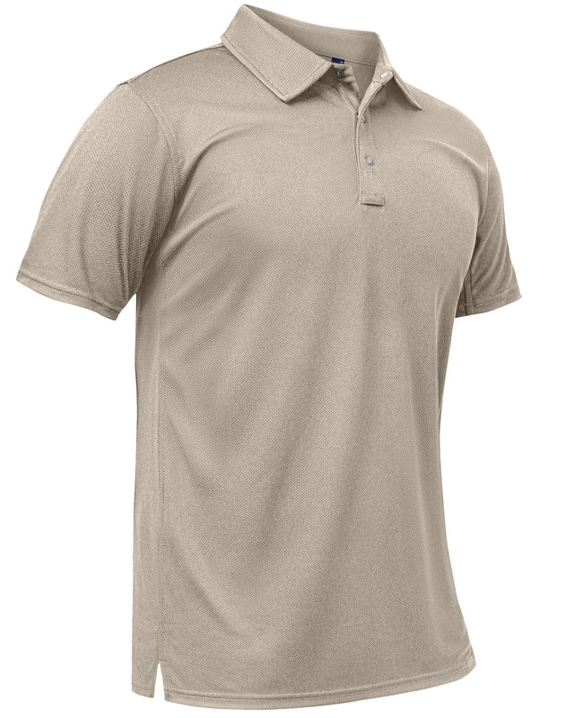 Mens Polo Shirt Quick Dry Golf Tactical Shirt