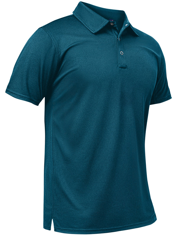 Mens Polo Shirt Golf Tactical Athletic Collared Shirt