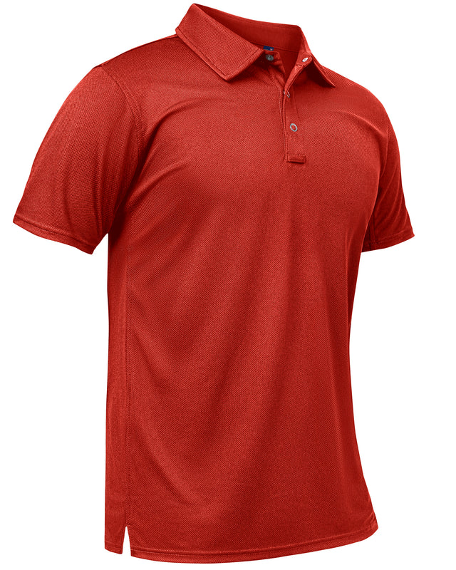Mens Polo Shirt Golf Tactical Athletic Collared Shirt