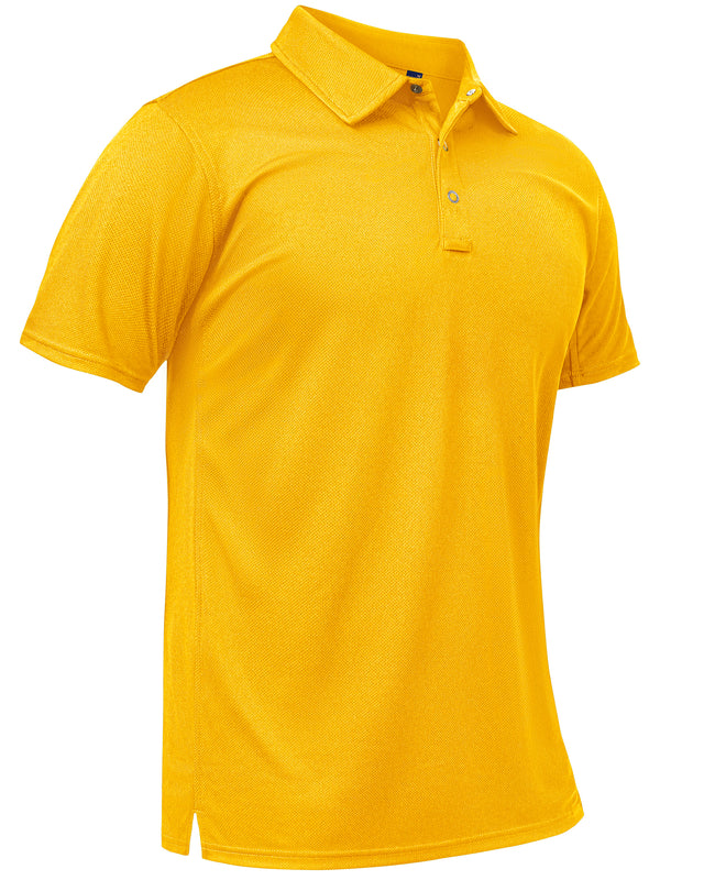 Mens Polo Shirt Moisture Wicking Golf Tactical Shirt