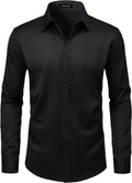 Men's Wrinkle Free Dress Shirts Regular Fit Non Iron Shirt